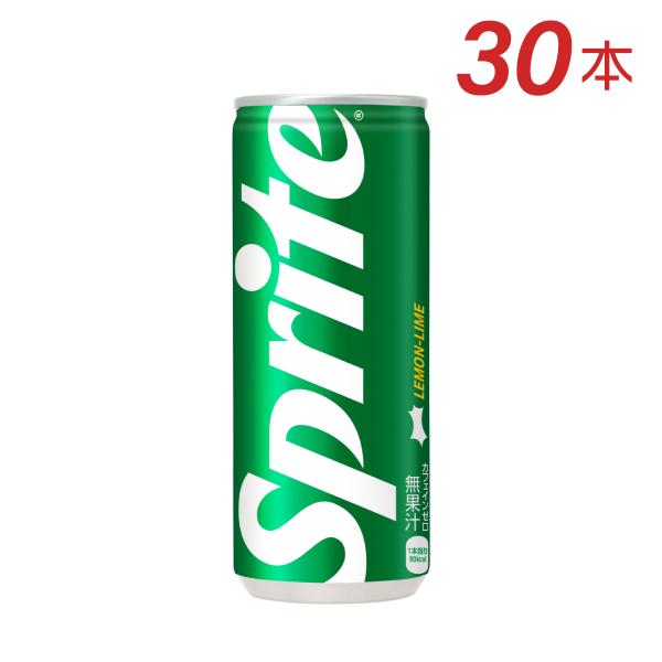 ストアポイント10％付 炭酸 ソーダ 缶 ライム レモン 割材 スプライト 245ml 缶 30本
