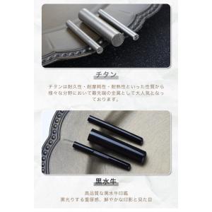 チタン個人印+6mm訂正印 2本セット 印鑑 ...の詳細画像3