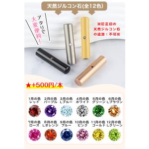 チタン個人印+6mm訂正印 2本セット 印鑑 ...の詳細画像5