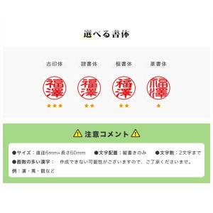 訂正印 6mm 丸型 印鑑 (純度99.8%高...の詳細画像3