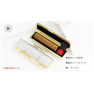 新品 大理石柄 印鑑ケース おしゃれ 印鑑ケー...の詳細画像3