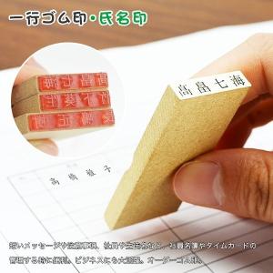 大量注文承ります】お名前スタンプ 印鑑 ゴム印 漢字 ひらがな
