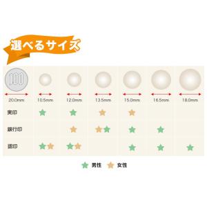 お得セット 印鑑 作成 判子 実印 女性 黒水...の詳細画像5