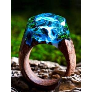 Secret Wood Ring  Azure　Fall　シークレットウッド　リング　アズールフォー...