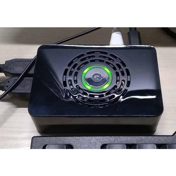 ラズベリーパイ４用パワーハットケース（ファン付き）