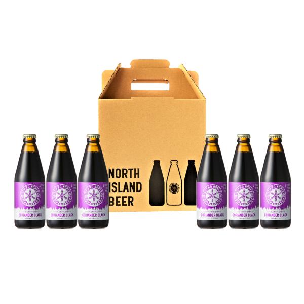 ノースアイランドビール コリアンダーブラック 6本セット クラフトビール ギフト お土産 江別市 北...