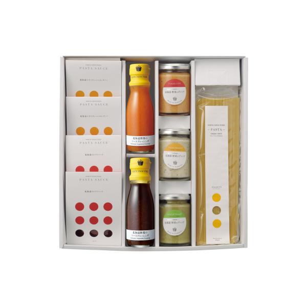 NORTH FARM STOCK 北海道パスタ パスタソースと調味料のセット ギフト 熨斗対応可 母...