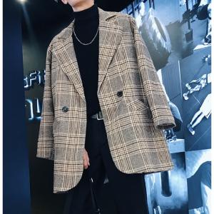 グレンチェックジャケット メンズ コーデの商品一覧 通販 Yahoo ショッピング