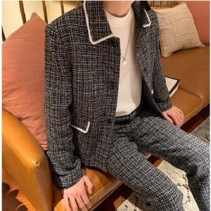 韓国スーツメンズの商品一覧 通販 Yahoo ショッピング