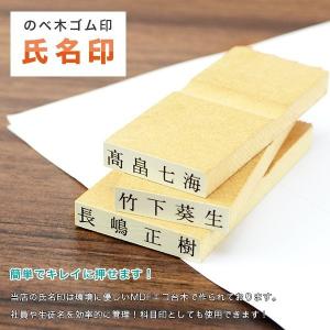 【大量注文承ります】おなまえスタンプ  印鑑 ゴム印 漢字 ひらがな カタカナ 氏名印 入園 科目印 【氏名印 エコ台木サイズ：6×35mm 18級4号7倍】約7-10文字