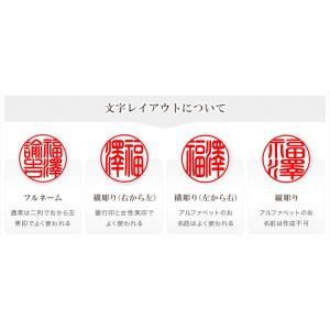 印鑑 作成 黒水牛 印鑑セット はんこ ハンコ...の詳細画像3