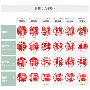印鑑 作成 黒水牛 印鑑セット はんこ ハンコ...の詳細画像4