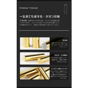 チタン印鑑 ゴールド・シルバー チタン 印鑑 ...の詳細画像1
