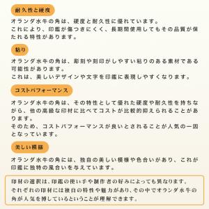印鑑・はんこ/実印 女性/銀行印/認印/10年...の詳細画像5