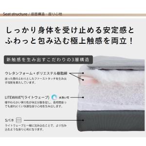 【開梱設置組立無料】ソファ 幅160cm リバ...の詳細画像3