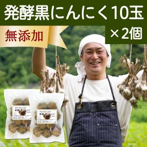 黒にんにく 10玉×2個 熟成 発酵 にんにく ガーリック 青森県産｜hl-labo