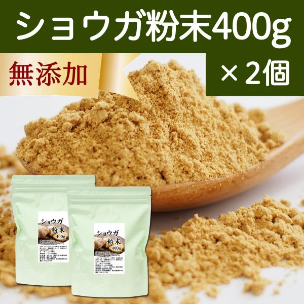 ショウガ 粉末 400g×2個 生姜 パウダー しょうが 粉末 ジンジャー