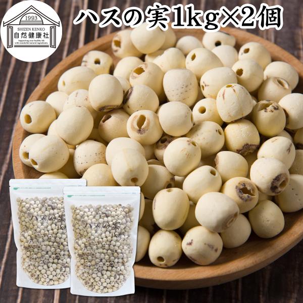 ハスの実 1kg×2個 蓮の実 はすの実 ドライ 無添加 餡に 無漂白