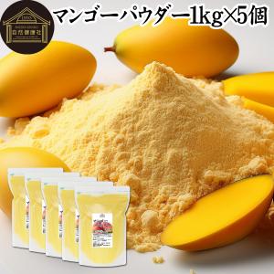 マンゴーパウダー 1kg×5個 フルーツ パウダー マンゴー 粉末 爆買