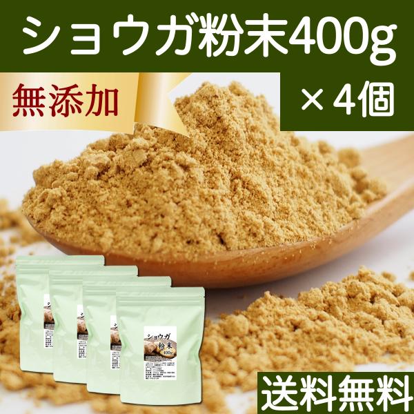 ショウガ 粉末 400g×4個 生姜 パウダー しょうが 粉末 ジンジャー