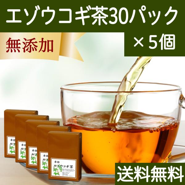 エゾウコギ茶 30パック×5個 エゾウコギ ティーパック サプリ 漢方 送料無料