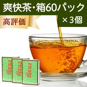 爽快茶 箱 60パック×3個 ゴールデンキャンドル ブレンド茶｜hl-labo