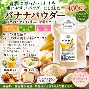 バナナパウダー 400g×10個 バナナ 粉末...の詳細画像1