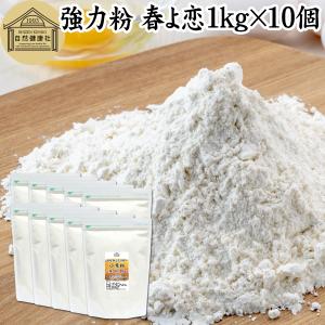 春よ恋 強力粉 1kg×10個 来い 小麦粉 国産 業務用 パン用 北海道産