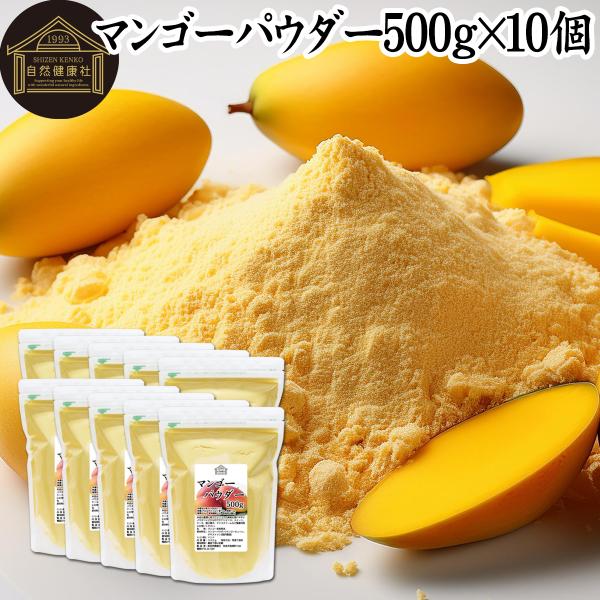 マンゴーパウダー 500g×10個 フルーツ パウダー マンゴー 粉末