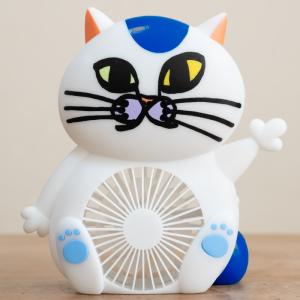 ねこのせんぷうき すずまる 猫型扇風機 ストラップ付 : flaner