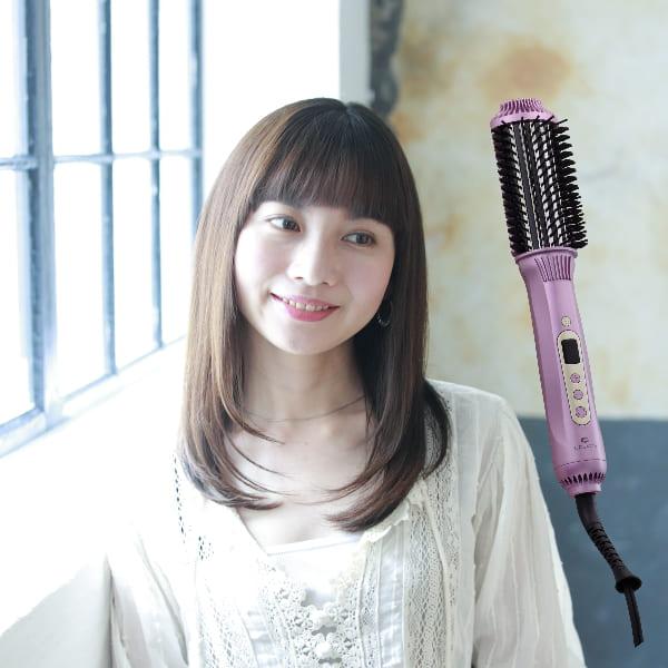 クレイツ ブラシアイロン ヴィルーツ ヘアアイロン クレイツイオン ストレートアイロン BeRoot...
