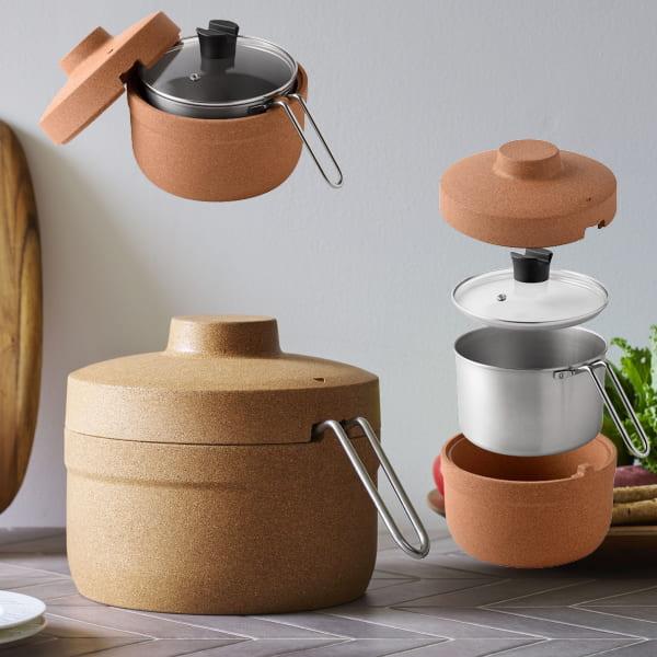 保温調理鍋 コルクック 片手鍋 鍋 おしゃれ 18cm corcook ほったらかし 保温鍋 ih ...