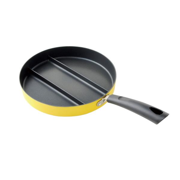 センターエッグトリプルパン フライパン 時短 調理 センターエッグ トリプルパン 玉子焼き 卵焼き ...