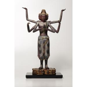 仏像 阿修羅 国宝阿修羅像復刻 日展彫刻家喜多敏勝原型 青銅（ブロンズ