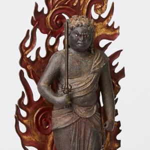 不動明王 合金製青彩色 15.5cm【牧田秀雲作】 : 仏壇・仏具販売-仏壇屋