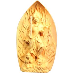 決算大特価中　仏像◆桧材 烏枢沙摩明王6寸◆五大明王 トイレの神様 決算大特価中 仏像◇桧材 烏枢沙摩明王6寸◇