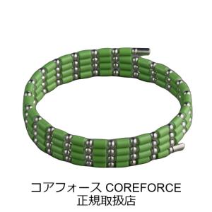 コアフォースループ ライムグリーン SUS 70cm コアフォース 正規品 1年保証 ゴルフ 野球 スポーツ ネックレス ブレスレット 体幹 バランス