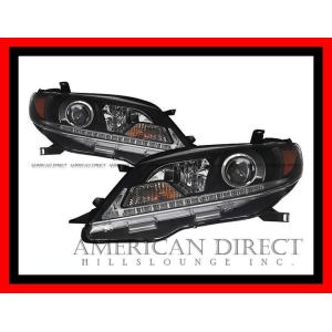 USヘッドライト トヨタシエナLEDヘッドライトプロジェクターLED DRLが