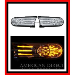 トヨタ FJクルーザー クリア LED フロントウィンカー 左右セット