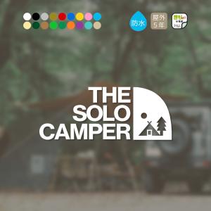 THE SOLO CAMPER ソロキャンパー 1カラー キャンプ ステッカー アウトドア Camp...