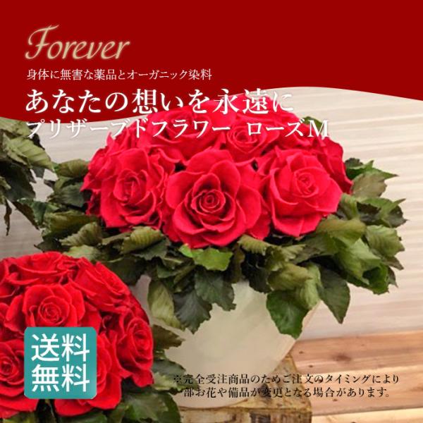 プリザーブドフラワー ローズM/おしゃれ ドライフラワー 花 女性 母 祖母 女友達 妻 お花 アレ...