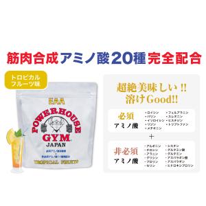 EAA　53食分　トロピカルフルーツ　日本唯一20種類の必須アミノ酸+必須アミノ酸配合　国産　美味しい　BCAA