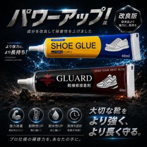 GLUARD 透明 ヒールプロテクター 補助剤...の詳細画像1