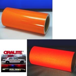 【お試しセール】反射オレンジ30cm幅X2ｍ切売 ステカSV-12 スキャンカット用　