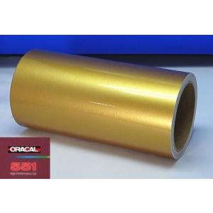 屋外7〜8年／2次曲面用【ORACAL５５１】ゴールド（光沢）３０cm幅×５ｍ／ステカSV-12、ス...