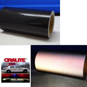 【エア抜き簡単RAタイプ】最長期車両用反射シート　ブラック 22cm幅×切売２ｍ単位 ポートレート／...