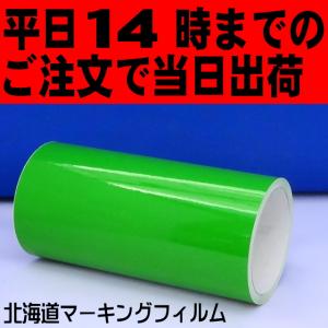 屋外５〜６ 年車両デカール ポートレート／カメオ用  イエローグリーン 22cm幅×5ｍ巻 屋 外5〜6年カッティング用シート｜hmfshop