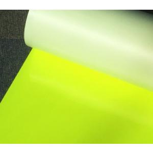 蛍光イエロー撥水生地対応 シルエットカメオ用ラバープリントシート一枚＝32cm幅×63cm