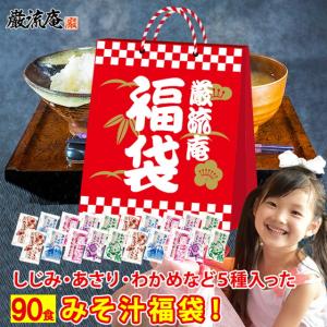 味噌汁  インスタント 即席 90食 みそ汁 ミソ汁 福袋 送料無料 5種類 生 味噌 生みそ ポイント利用 お試し商品 サンプル 爆買