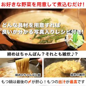 もつ鍋 セット 送料無料 2人前 選べる3種類...の詳細画像1